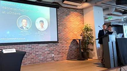 Co-presenting with Salim Manseur at the Ottawa Applied Medical AI Summit